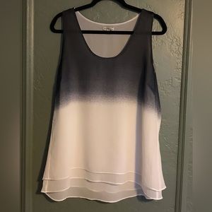 Calvin Klein Jeans tank top color navy blue and white in size XL